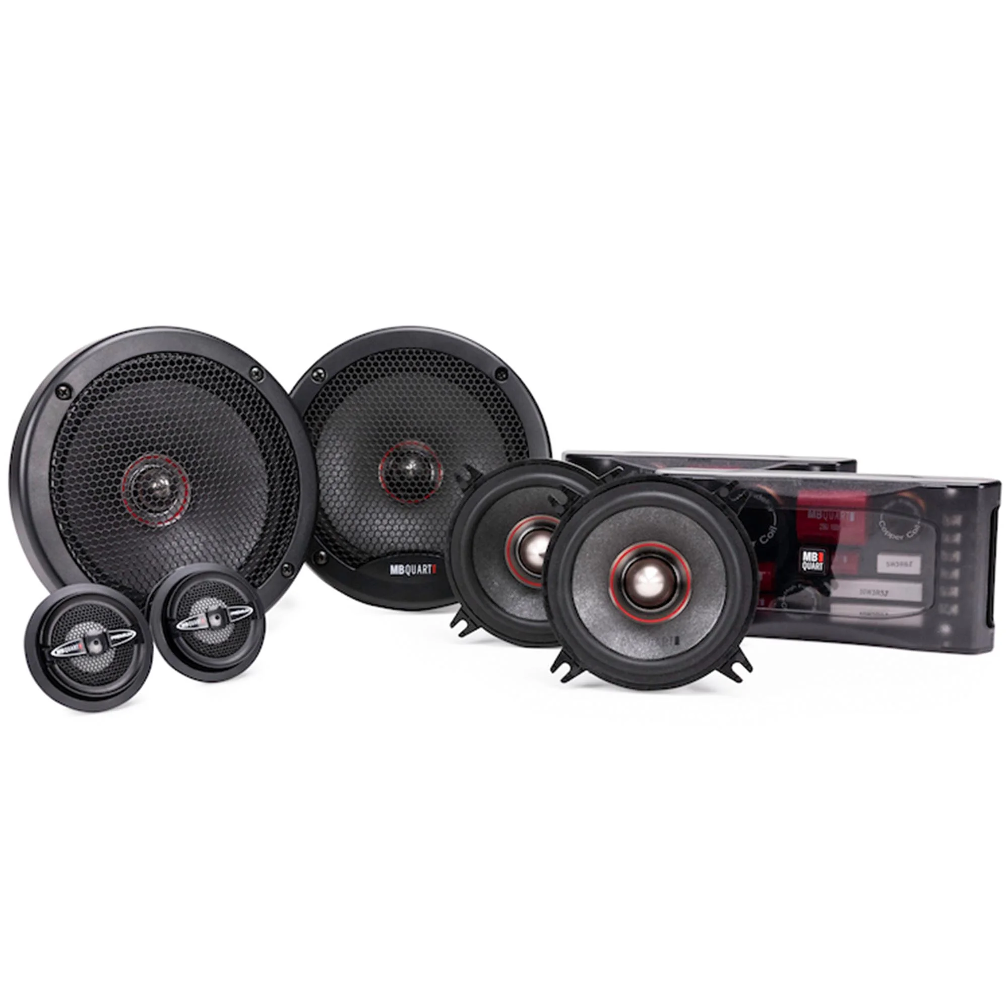 MB Quart PS1-316 Premium 6.5 Inch 400 Watt 3 Way Component Speaker System