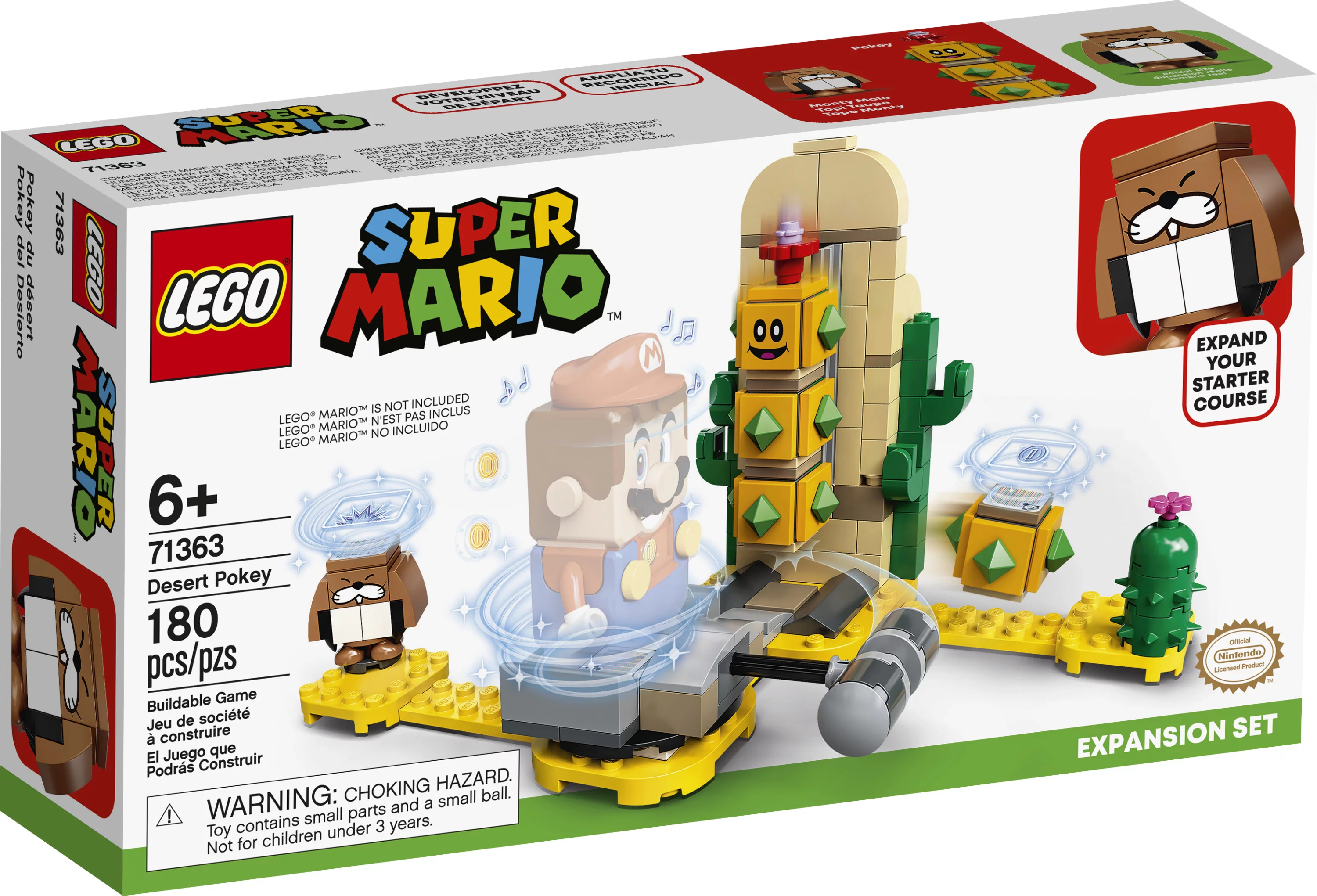 LEGO Super Mario Desert Pokey 71363 | 180 Piece Expansion Set