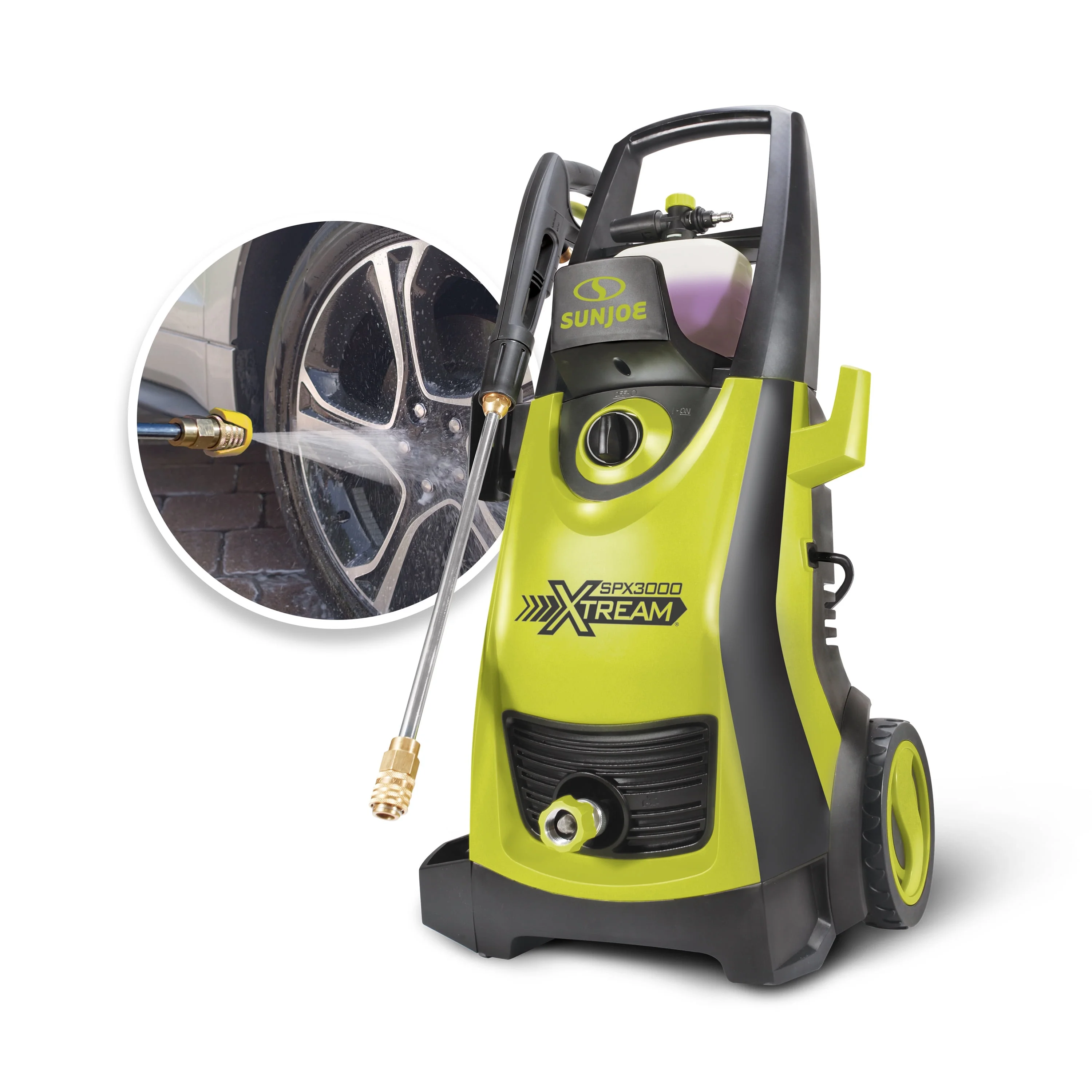 Sun Joe Xtream Clean Electric Pressure Washer, 13-Amp, Quick-Connect Tips, Triple Action Power