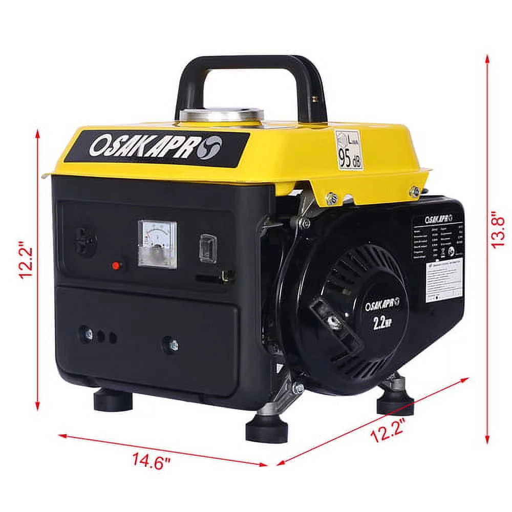 CLEARANCE! Portable Generator, Outdoor generator Low Noise, Gas Powered Generator,Generators for Home Use