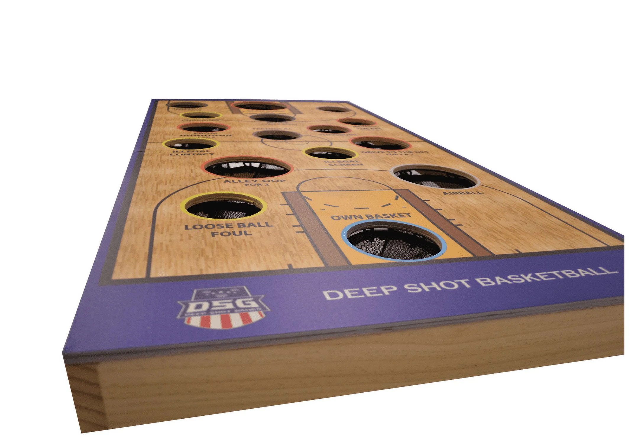 Basketball bean bag toss game