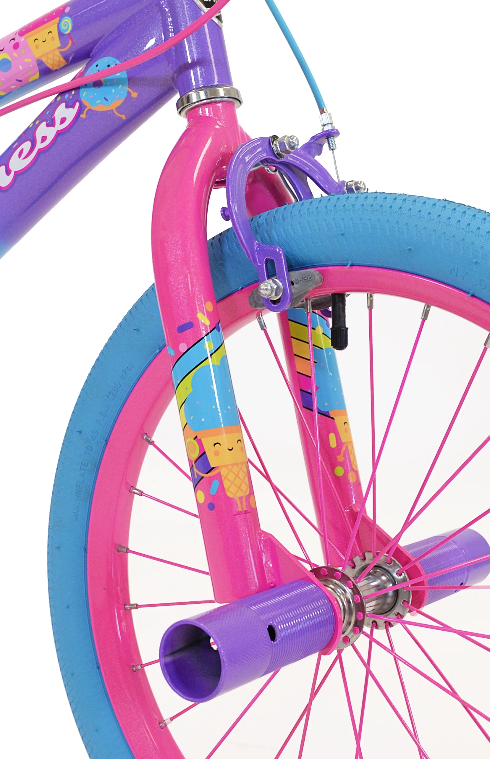 Kent Bicycles 18″ Sweetness Girls Child Bike, Purple/Pink/Blue