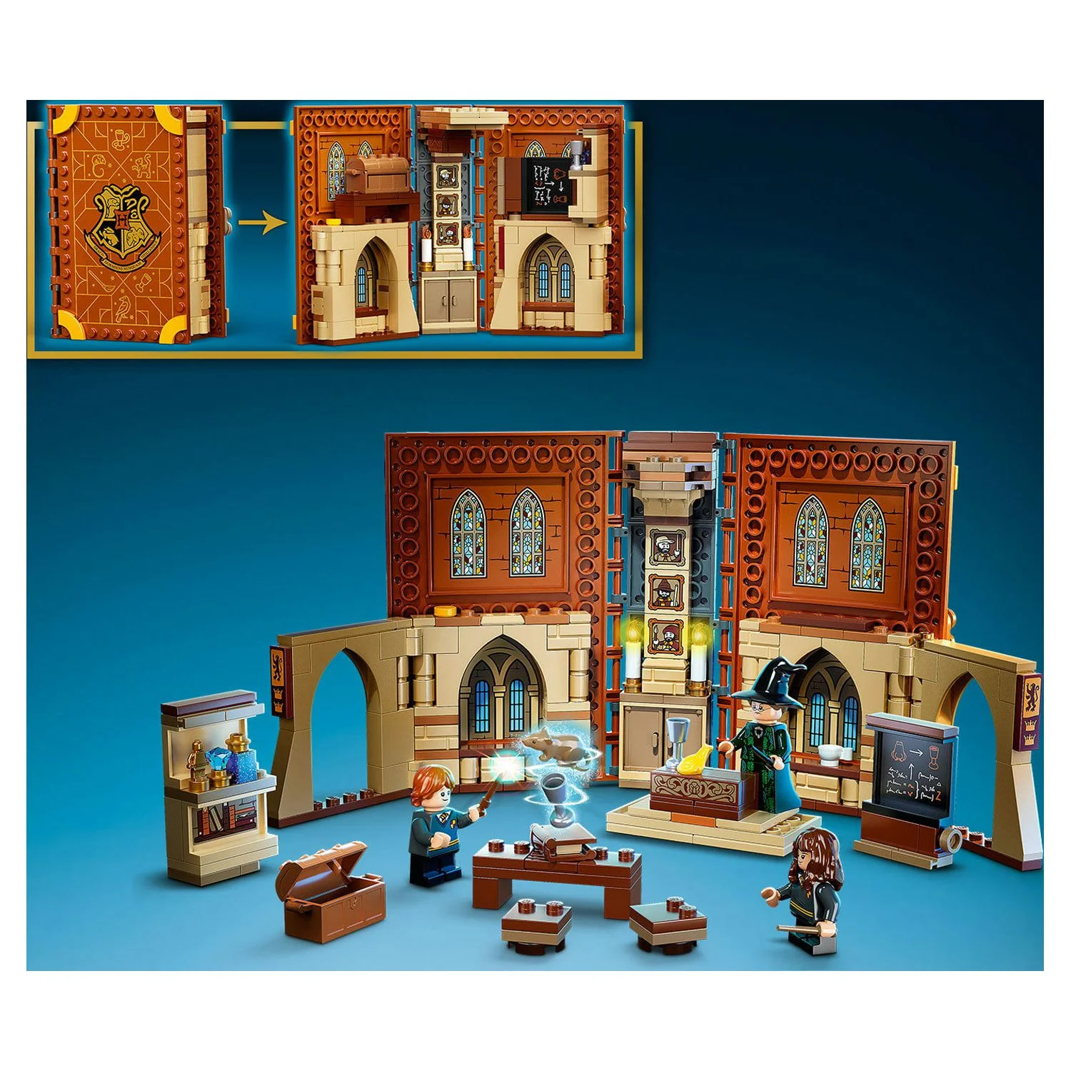 LEGO Harry Potter Hogwarts Moment: Transfiguration Class 76382 Collectible Playset (240 Pieces)