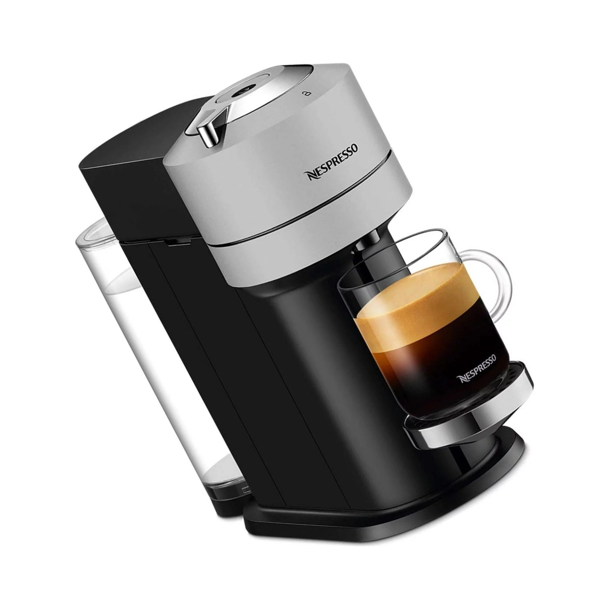 Nespresso Vertuo Next Deluxe Compact Coffee, Espresso Machine with Centrifusion Technology (Silver)