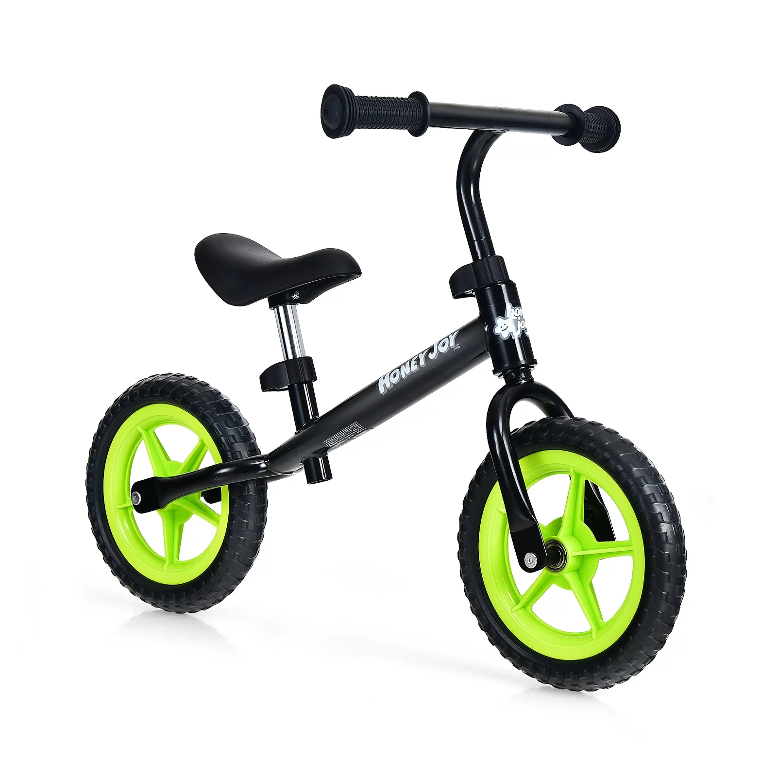 Infans Kids Balance Bike No Pedal Training Bicycle w/Adjustable Handlebar & Seat Yellow