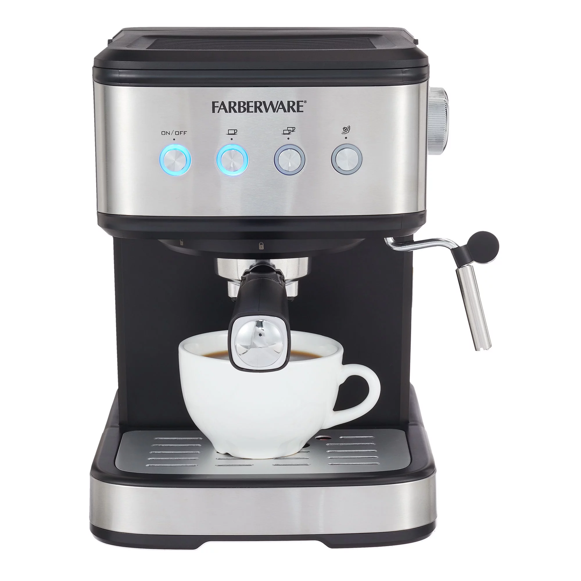 Farberware 20-Bar Espresso Maker, 1.5 Liter Capacity