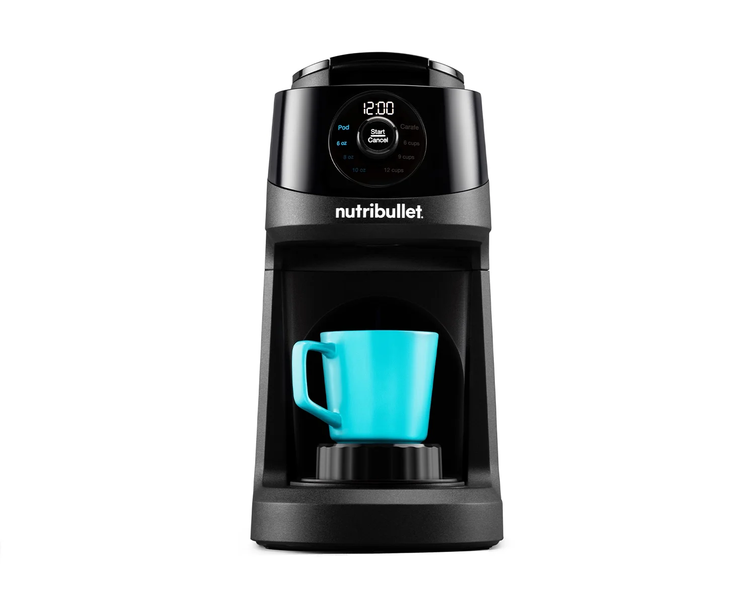 Nutribullet Brew Choice Pod + Carafe 12 Cup Coffee Maker, Black. (Condition: New)