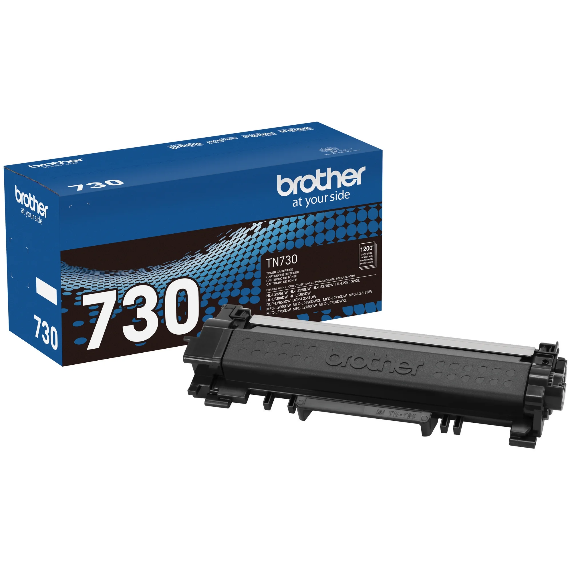 Brother Genuine Standard-Yield Printer Toner Cartridge, TN730