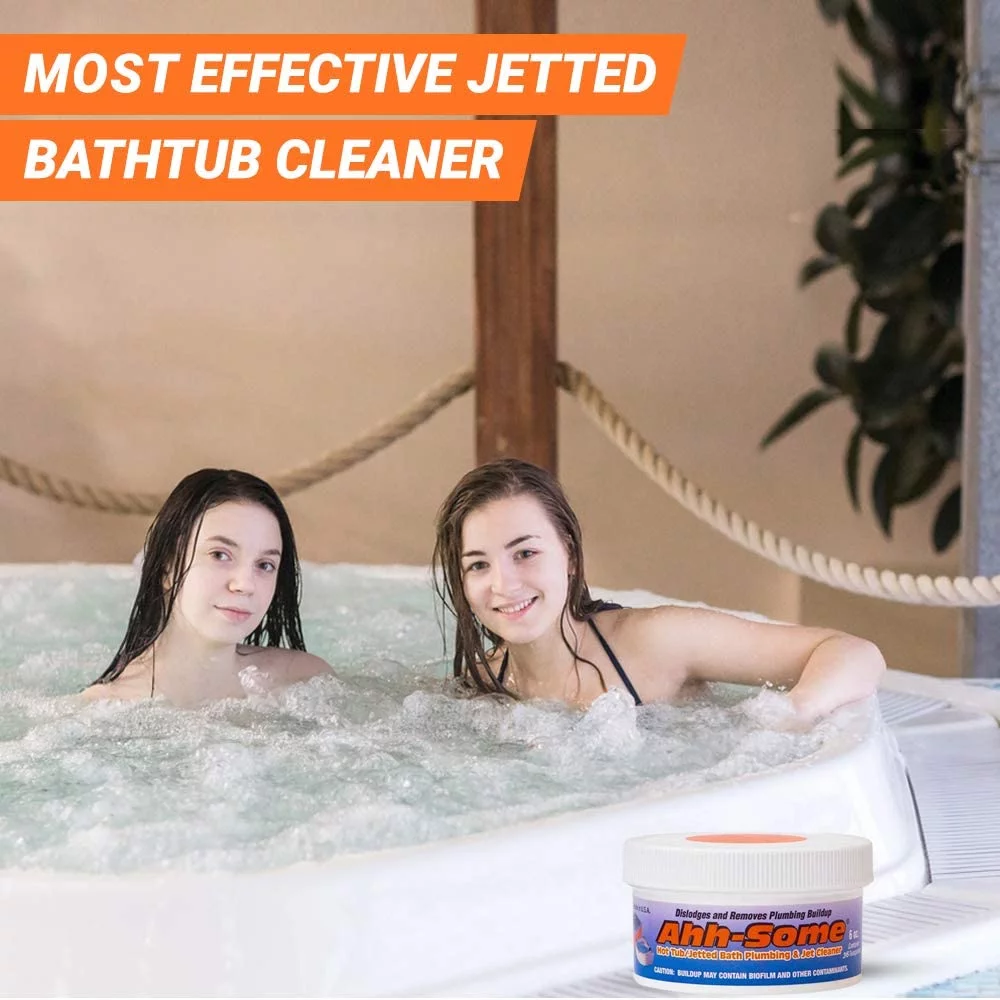 Ahh-Some- Hot Tub Cleaner, Clean Pipes & Jets Gunk Build Up | Clear & Soften Water For Jetted Tub or Swim Spa | Top Water Clarifier 6 oz