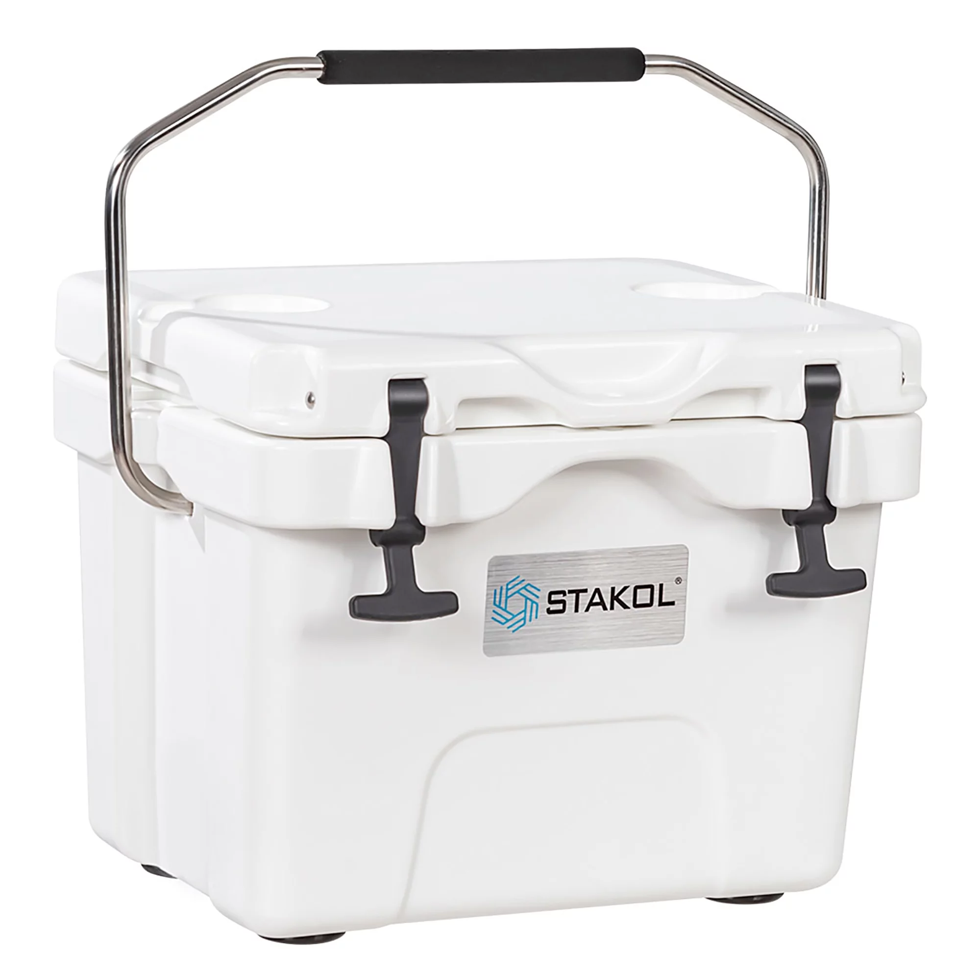 SKTAKOL 16 Quart Cooler Portable Ice Chest Leak-Proof 24 Cans Ice Boxfor Camping Blue