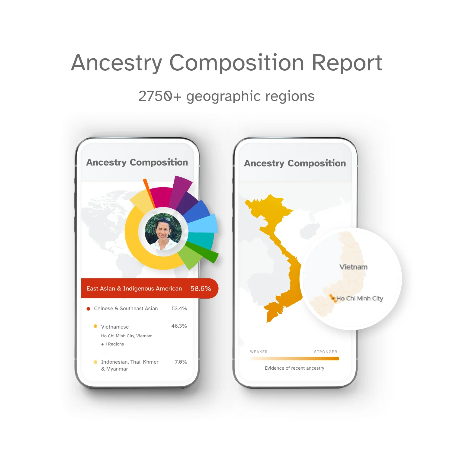 23andMe Ancestry Service – DNA Test Kit with 2750+ Geographic Regions, Family Tree & Trait Reports