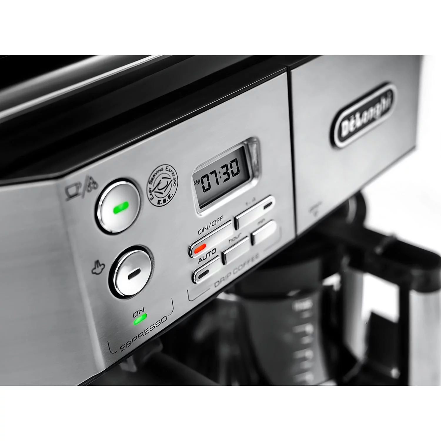 De’Longhi Combi Coffee Machine, Black,Silver,Multi-color