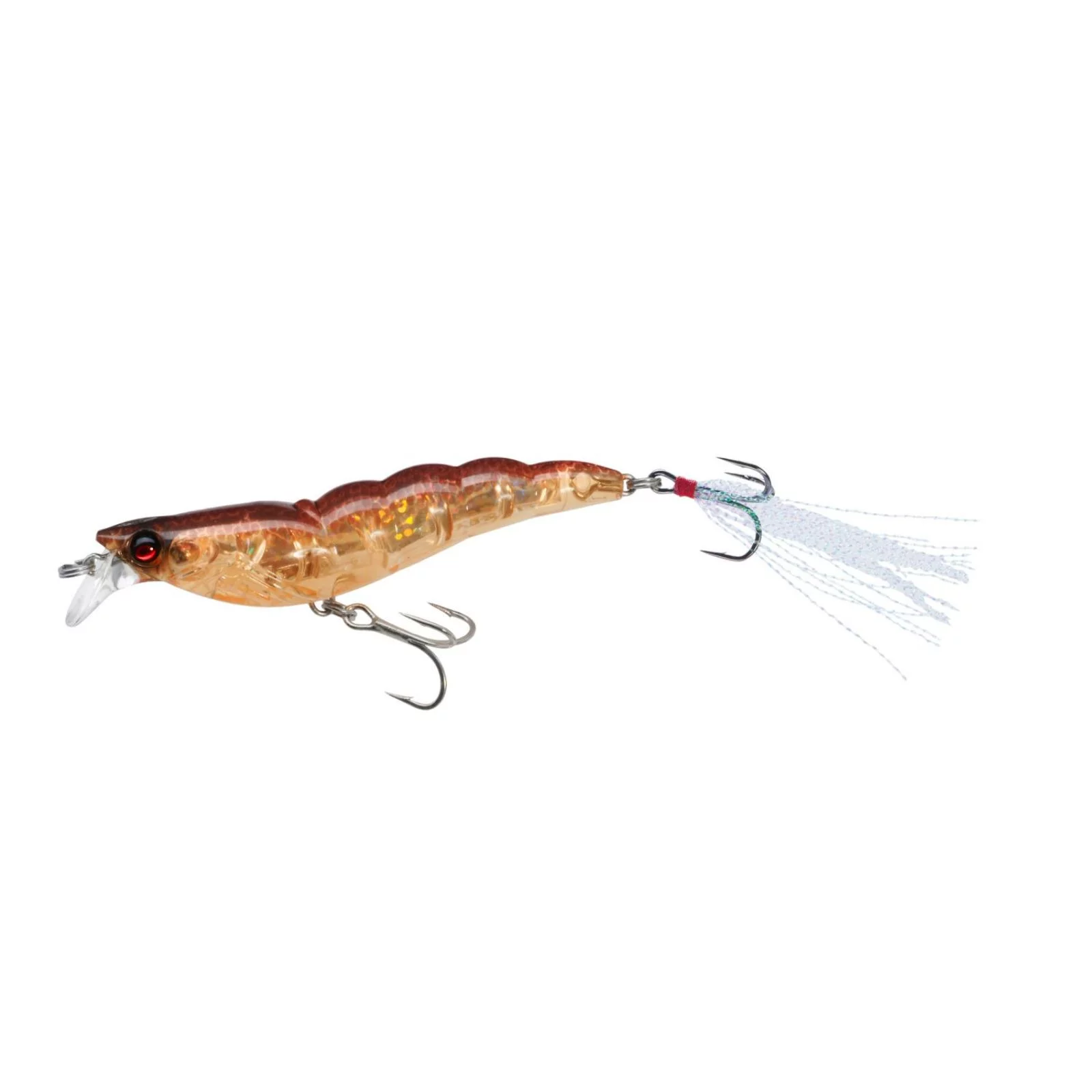 Yo-Zuri Fishing Lure R1162HRT Crystal 3D Shrimp Mylar Tinsel Tail 3 1/2″ 7/16 oz