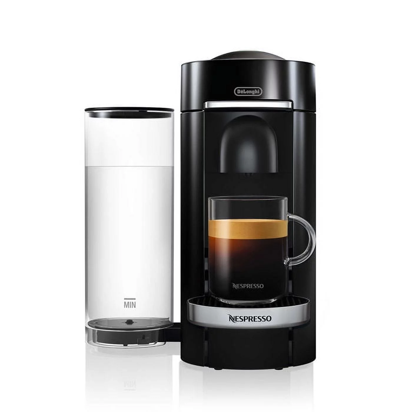 Nespresso Vertuo Plus Deluxe Coffee & Espresso Machine by De’Longhi with Aerocinno, Titan