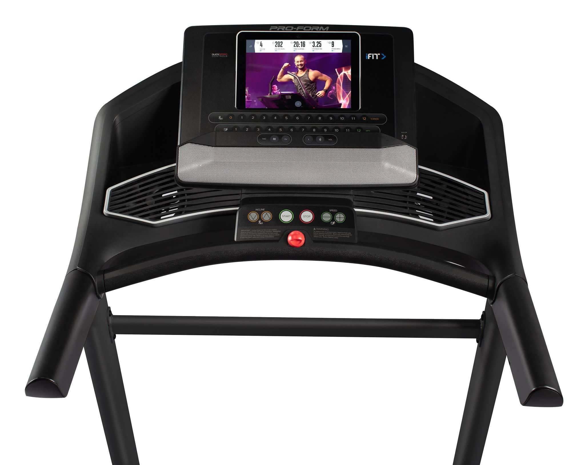 ProForm Trainer 12.0 Folding Treadmill with 10?? HD Touchscreen and 30-Day iFIT Membership for Studio Classes & Global Workouts