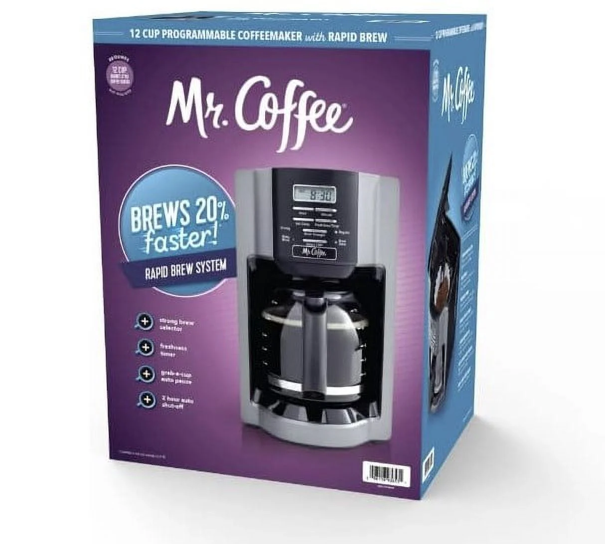 Mr. Coffee 12-Cup Coffee Maker Rapid Brew System Programmable Coffee Maker