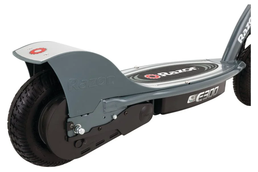 Razor E300 Ride-On 24V High-Torque Motorized Electric Powered Scooter, Gray