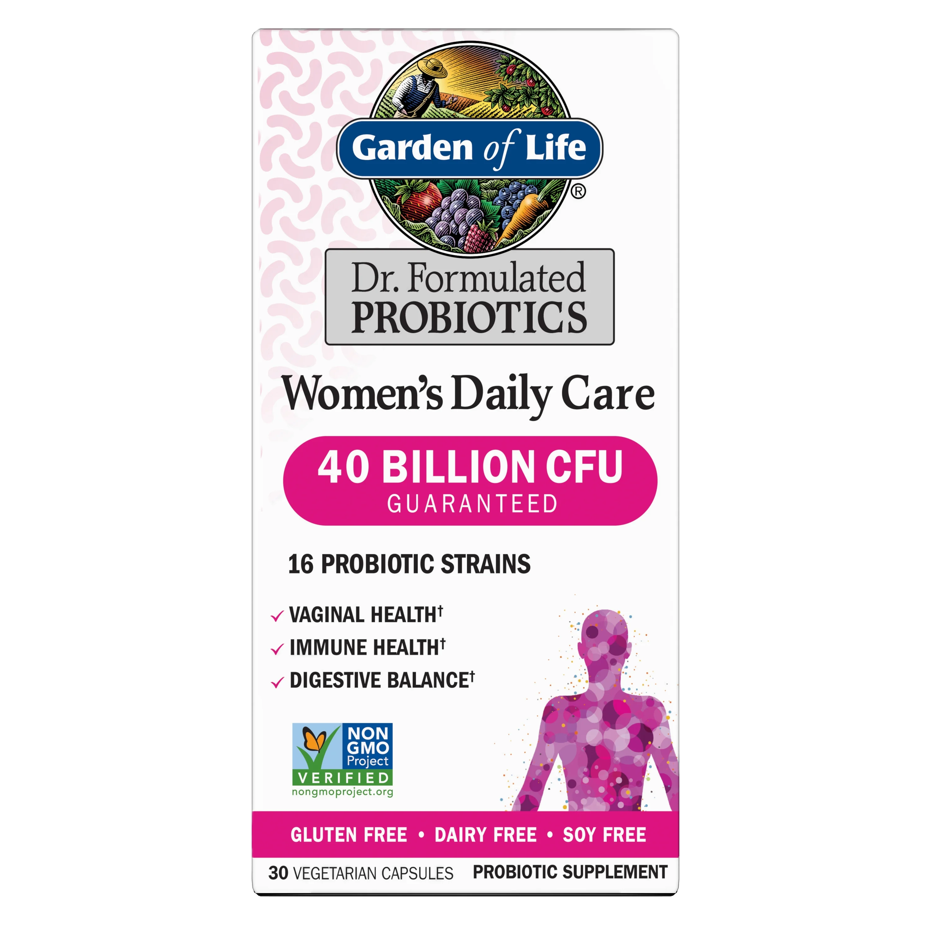 Garden of Life Dr. Formulated Women’s Daily Care Probiotics, 30ct