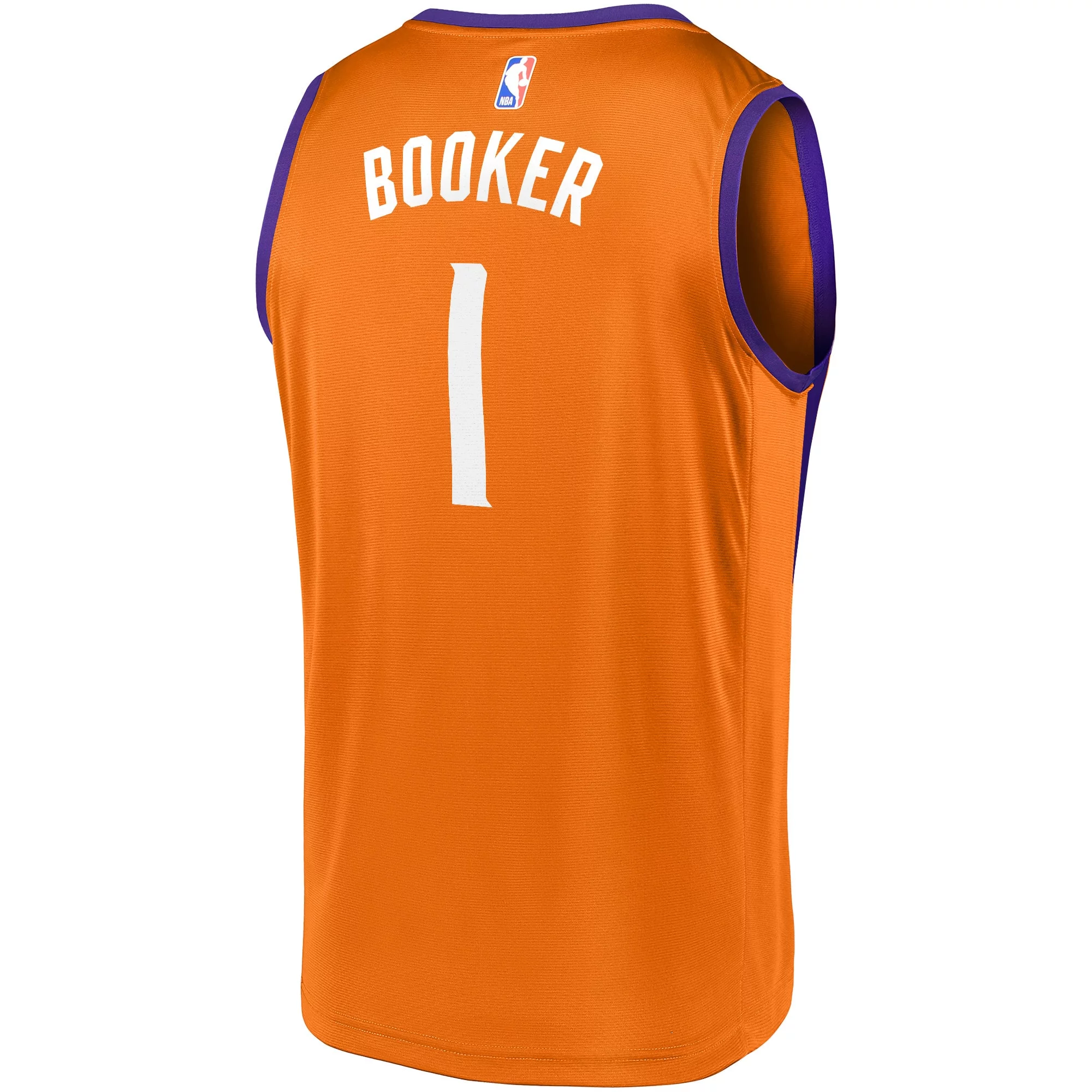 Men’s Fanatics Branded Devin Booker Orange Phoenix Suns Fast Break Team Replica Jersey – Statement Edition