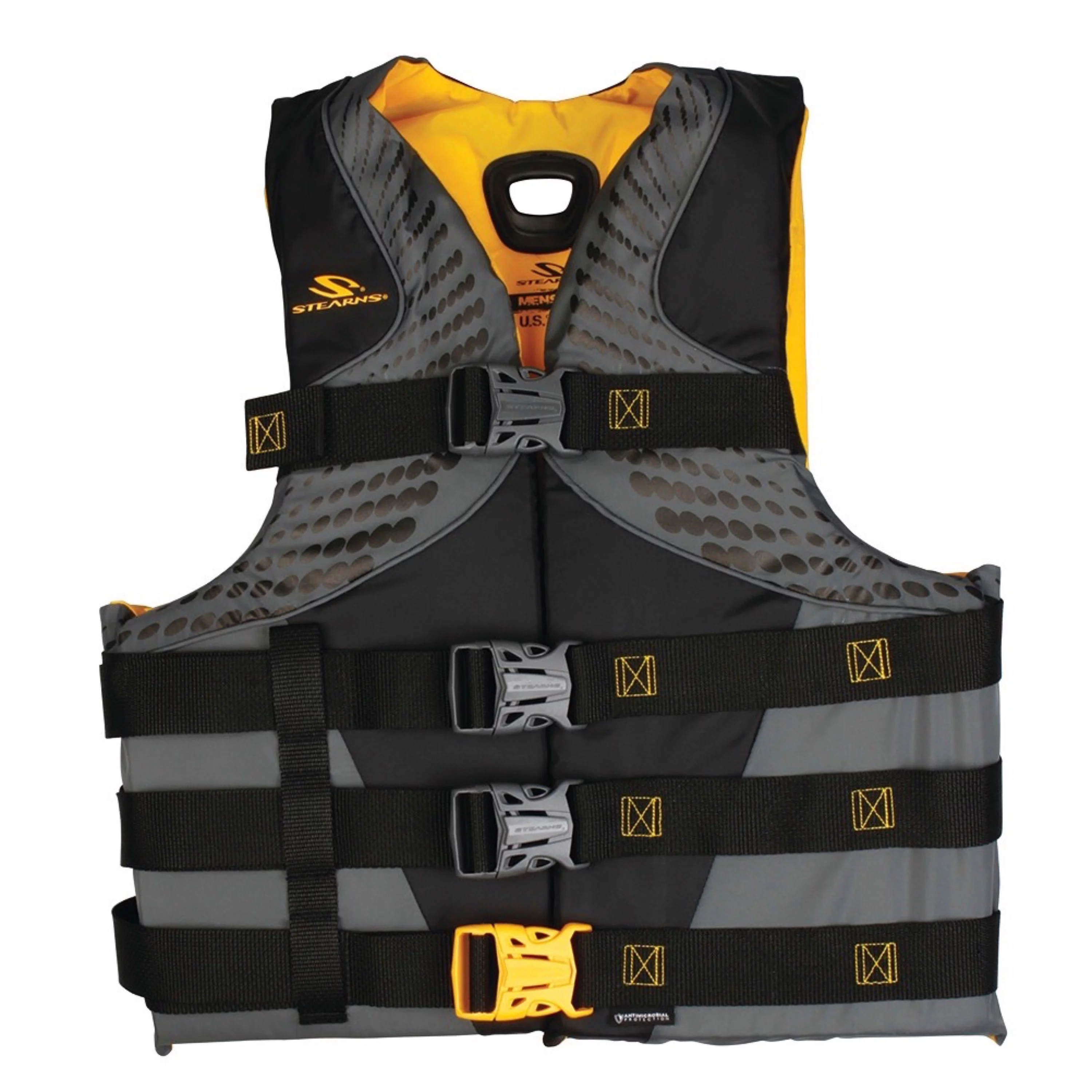 Stearns Infinity Series Nylon Antimicrobial Life Vest L/XL, Yellow