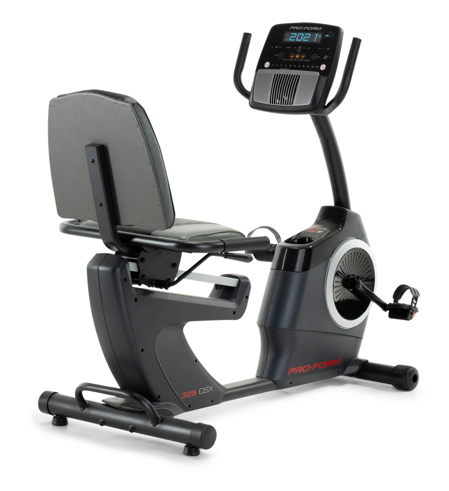 ProForm 325 CSX; Recumbent Exercise Bike with 5?? Display, Built-In Tablet Holder and Embedded Fan