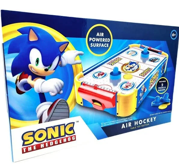 Sonic The Hedgehog Air Hockey Table Top Edition