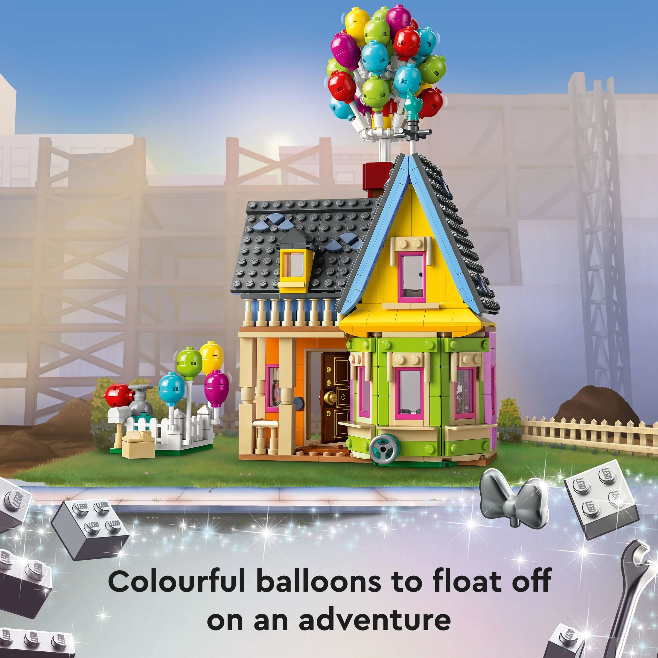 LEGO Disney and Pixar ‘Up’ House 43217 Disney 100 Celebration Classic Building Toy Set for Kids and Movie Fans Ages 9+, A Fun Gift for Disney Fans and Anyone Who Loves Creative Play