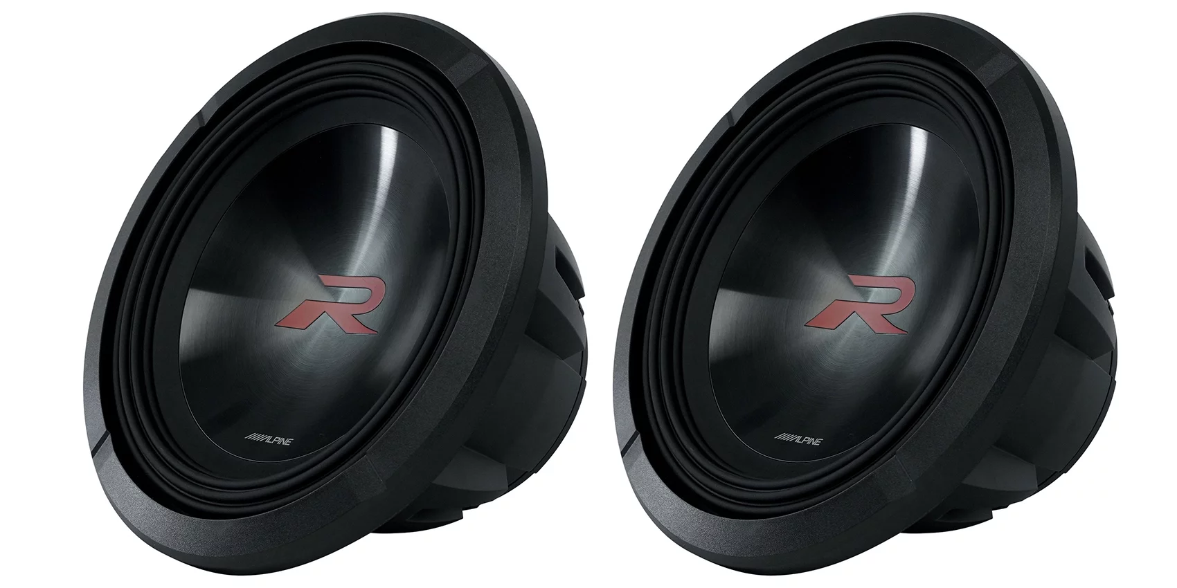 (2) Alpine Type-R R2-W12D4 12″ 750w RMS Dual 4-Ohm Car Subwoofers Subs R2W12D4