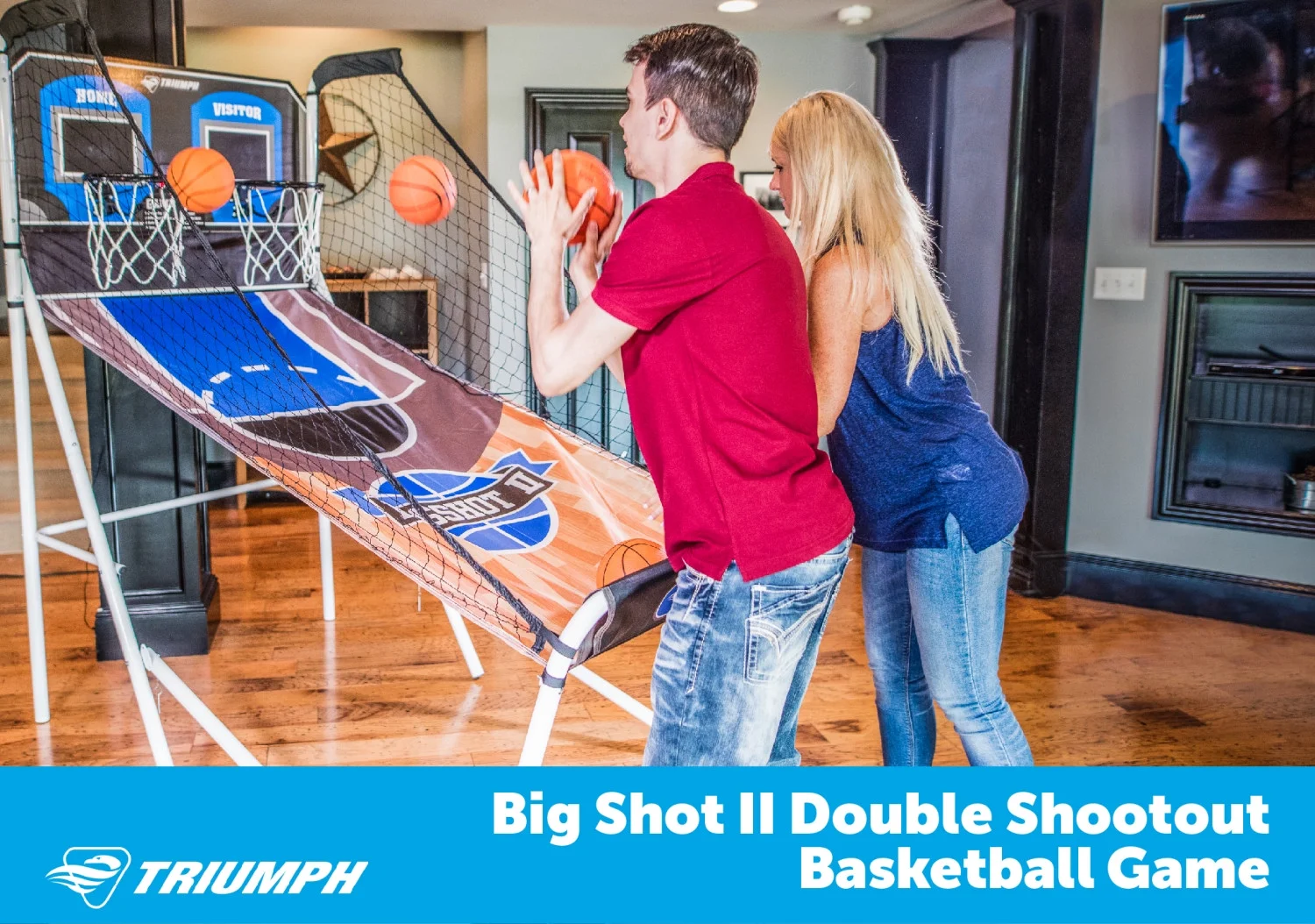 Triumph Big Shot II Double Shootout Basketball Game