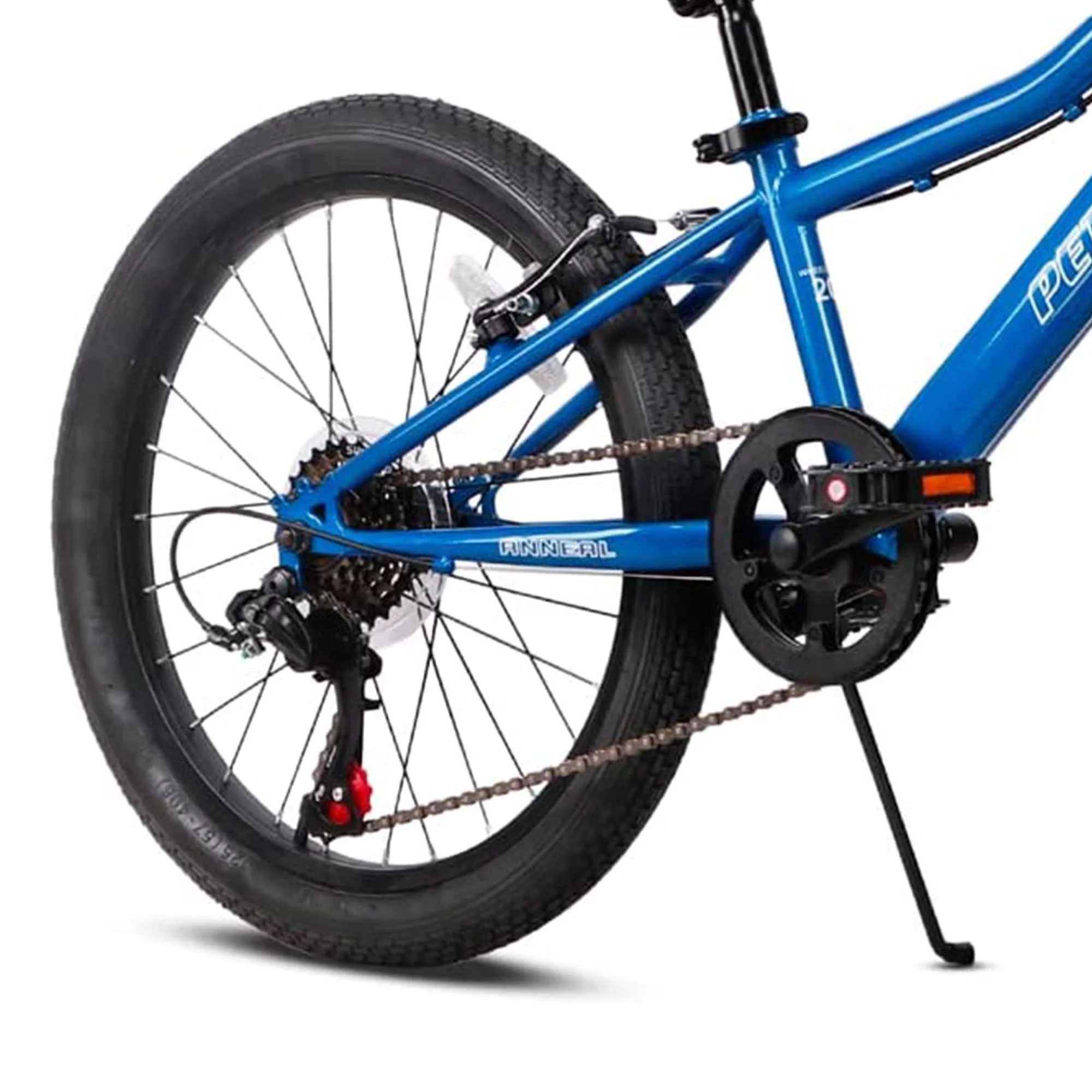 Petimini Cyclone 20 In 6 Speed Kids Mountain Bike for 5-9 Year Olds, Blue