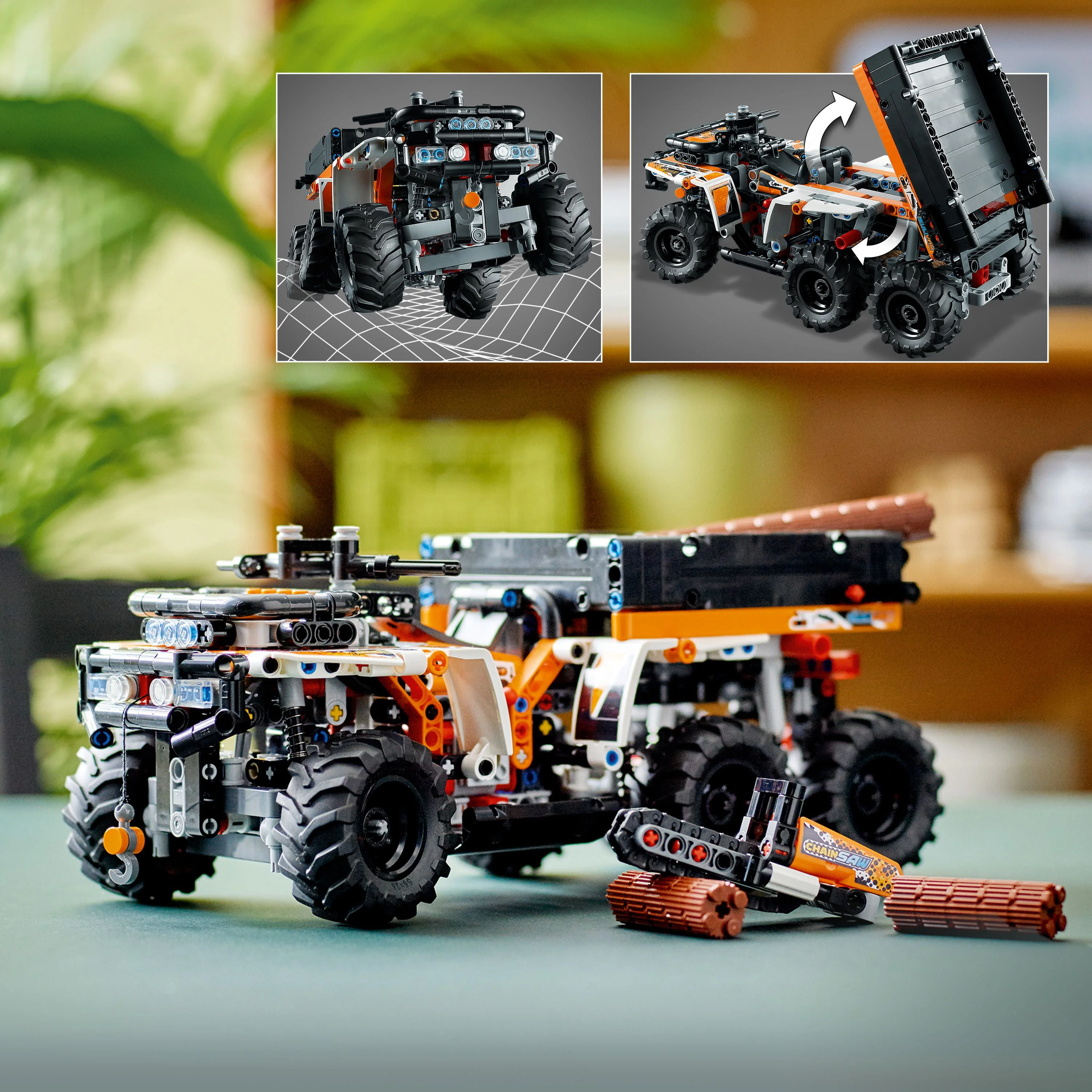 LEGO Technic All-Terrain Vehicle 42139, 6-Wheeled Off Roader Model Truck Toy, ATV Construction Set, Birthday Gift Idea for Kids, Boys and Girls