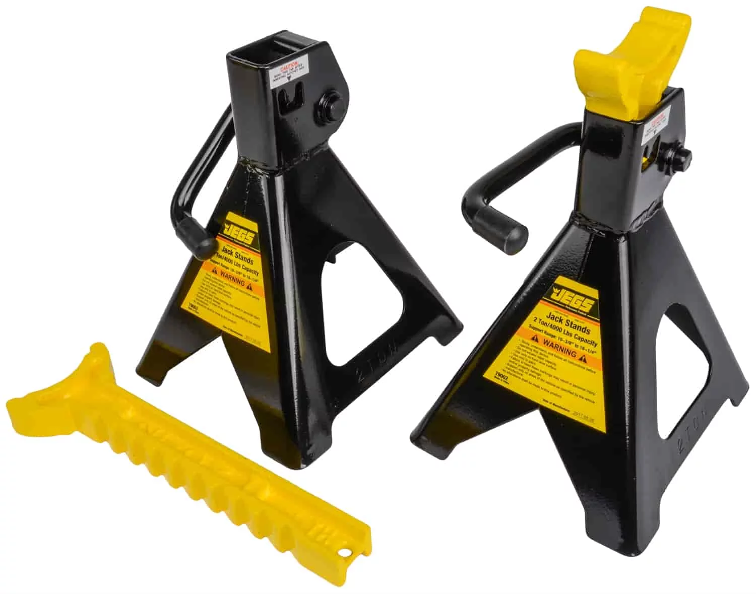 JEGS 79002 Hydraulic Utility Floor Jack & Stands Heavy Gauge Steel Frames