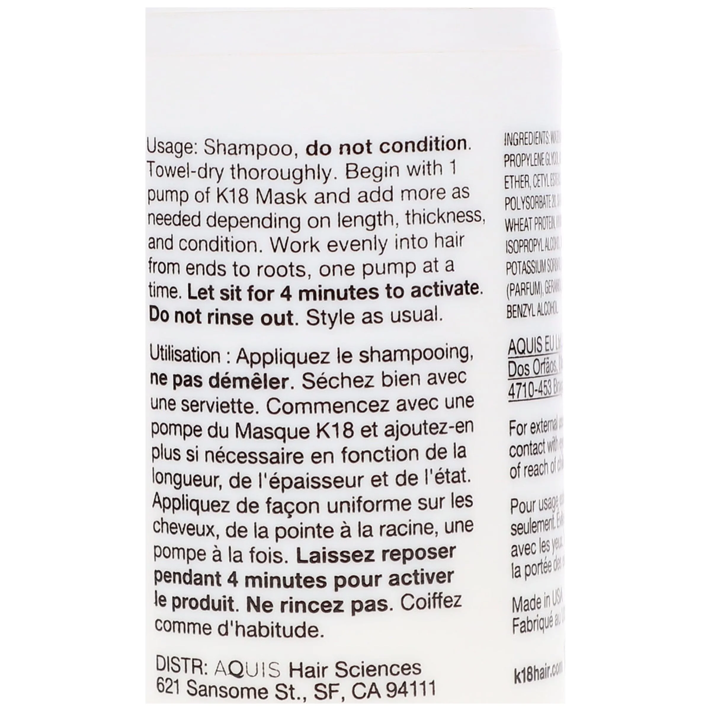 K18 Leave-In Molecular Repair Hair Mask 1.7 oz