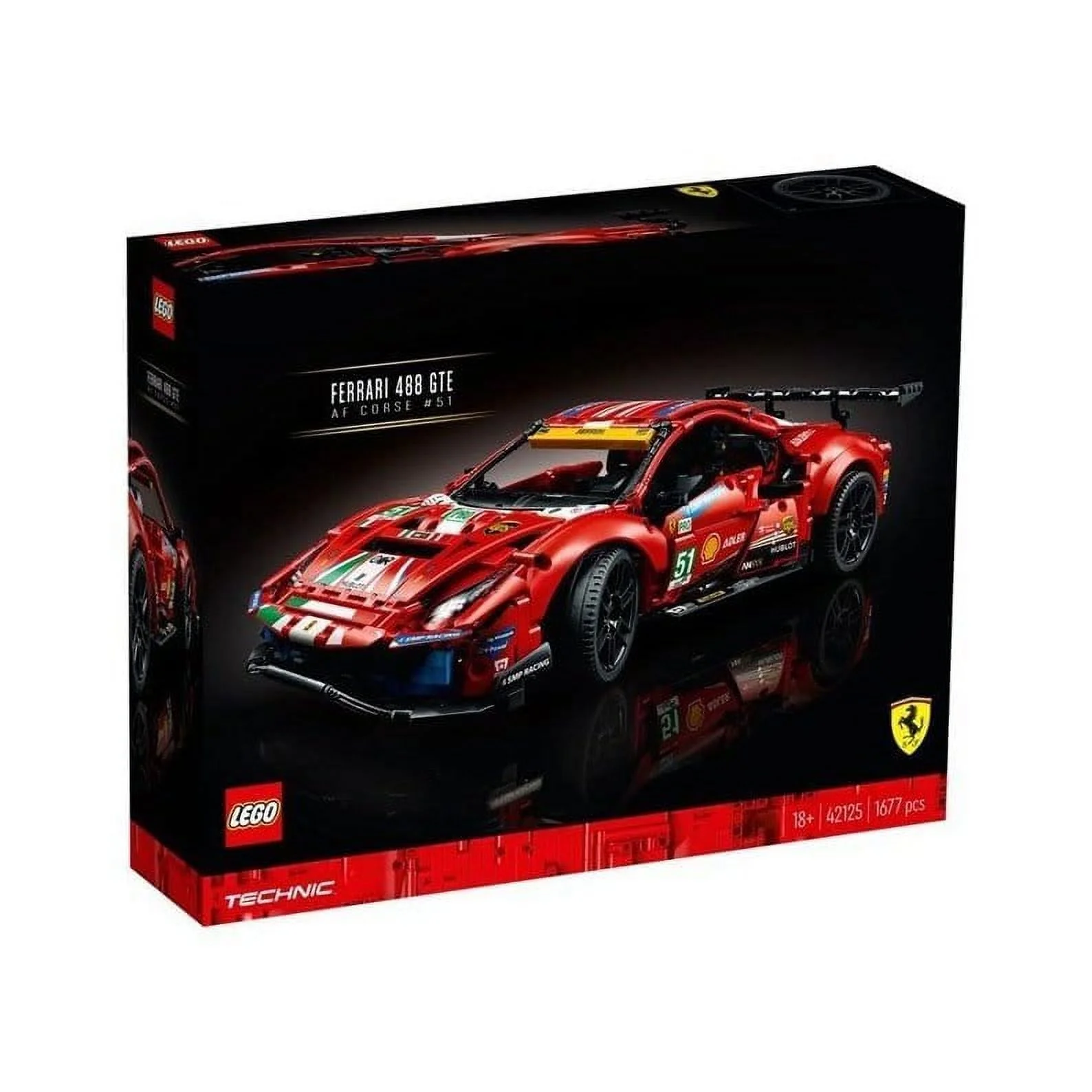 Lego Technic Ferrari 488 GTE “AF Corse #51” 42125