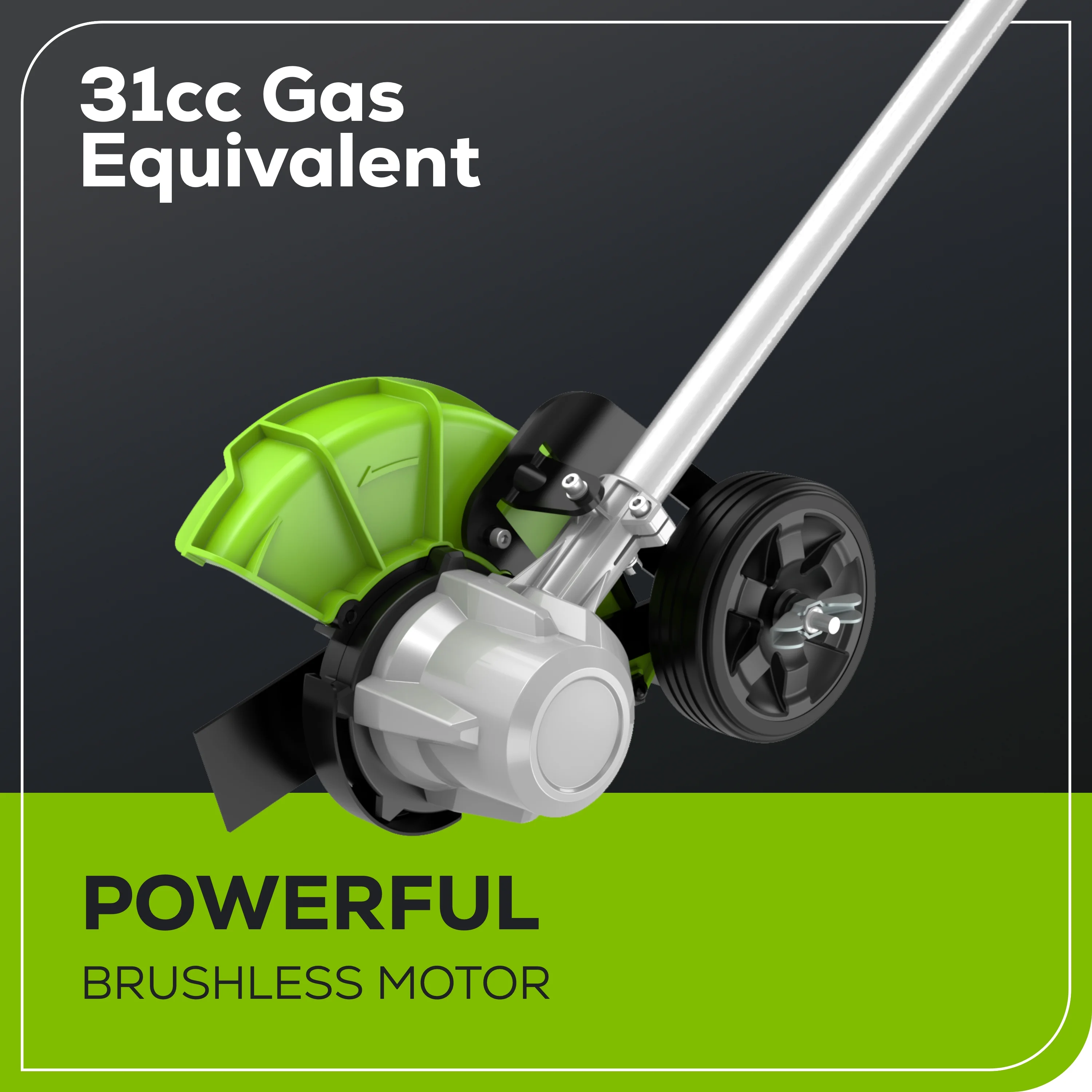 Greenworks 60V 8″ Edger with 2.5 Ah Battery & Charger 2703302