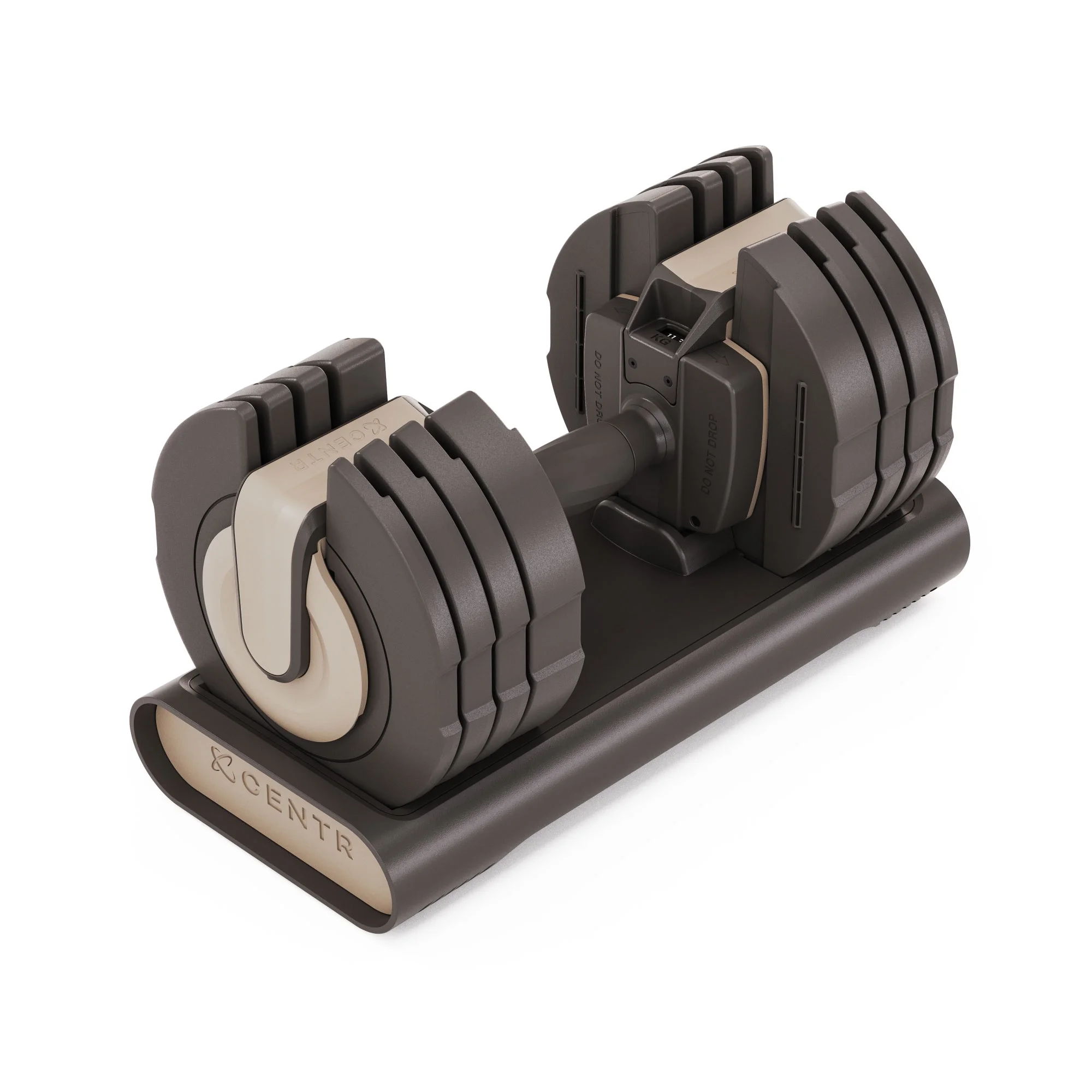 Centr Smart Stack 50 Adjustable Dumbbell, 5-50 lbs