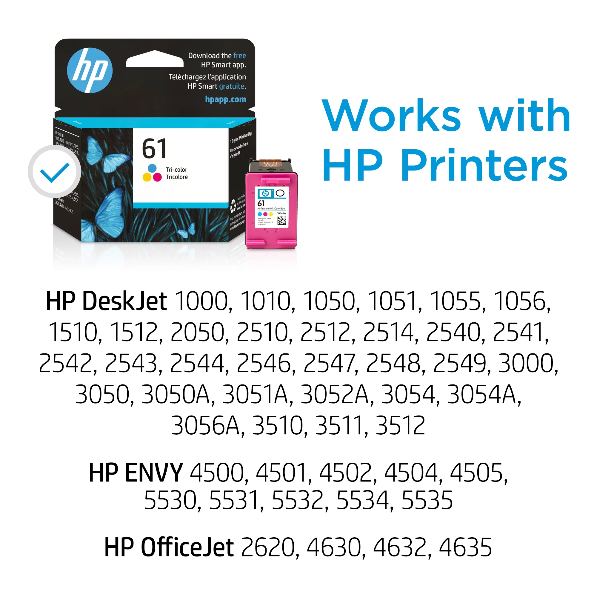 HP 61 Black Original Ink Cartridge (CH561WN)