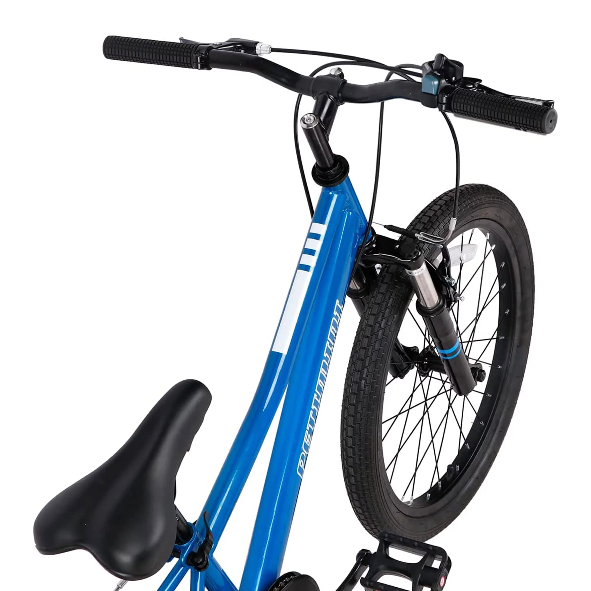 Petimini Cyclone 20 In 6 Speed Kids Mountain Bike for 5-9 Year Olds, Blue