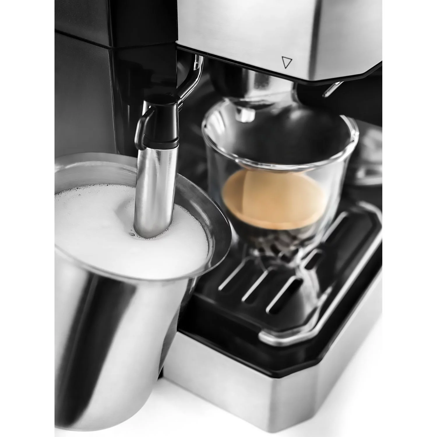 De’Longhi Combi Coffee Machine, Black,Silver,Multi-color