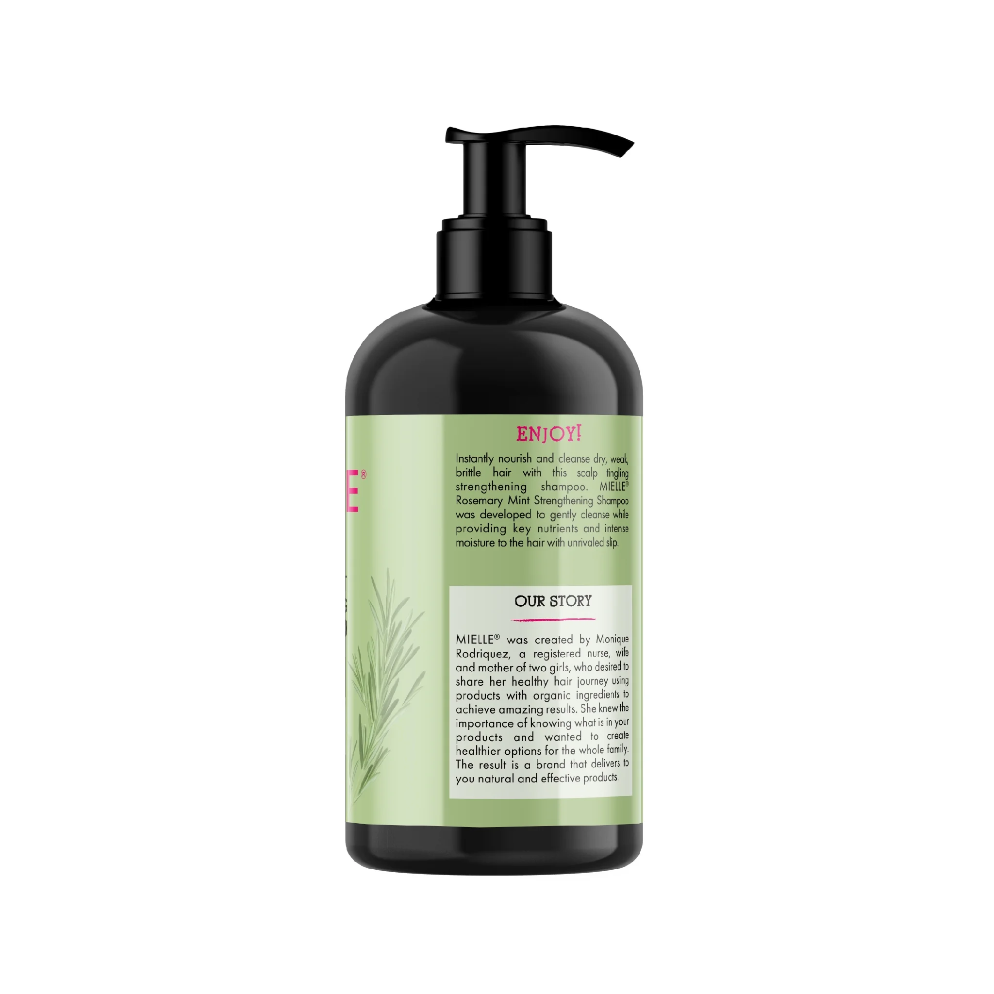 Mielle Rosemary Mint Nourishing Strengthening Daily Shampoo With Biotin, 12 fl oz, All Hair Types