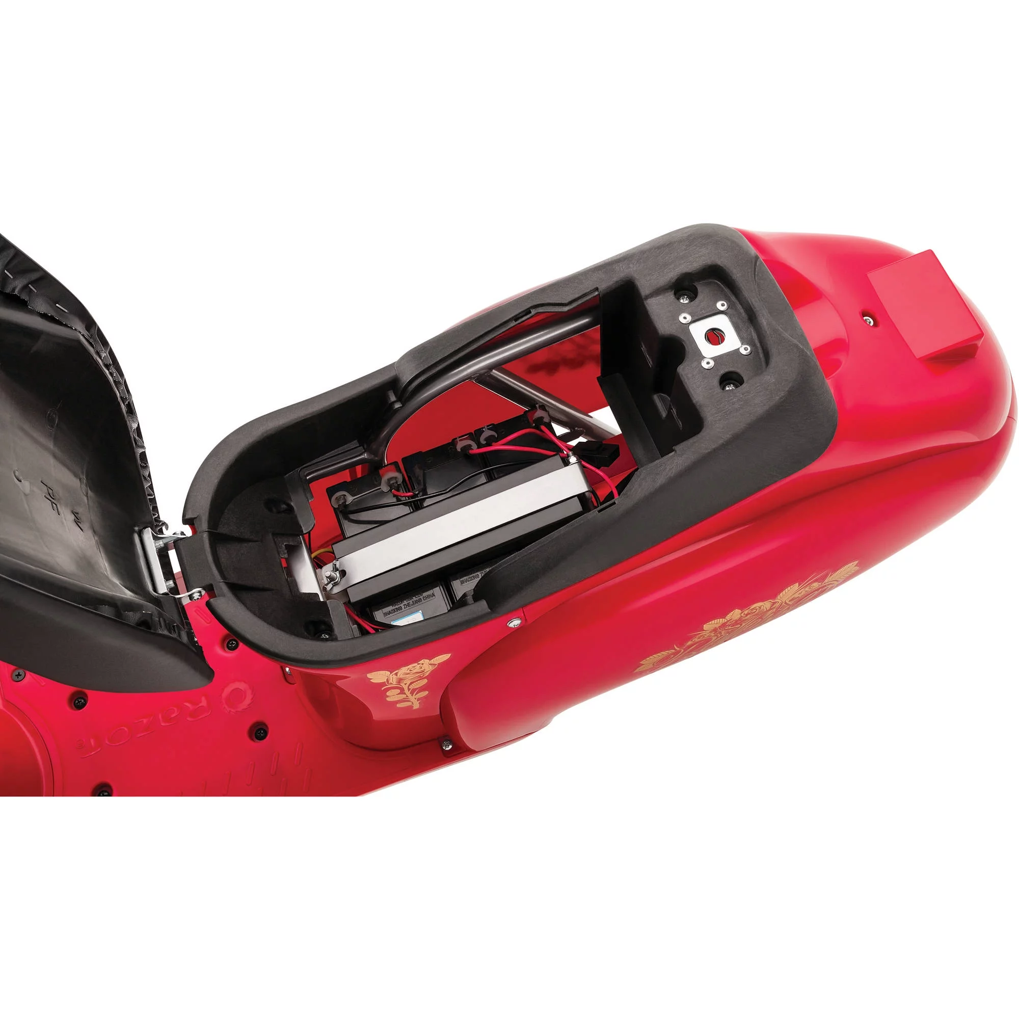 Razor Pocket Mod Bellezza Red, 36V Euro-style Electric Scooter for Ages 14+, Up to 16 mph, Up to 70 Minutes Ride Time, 16 In. Air-filled Tires