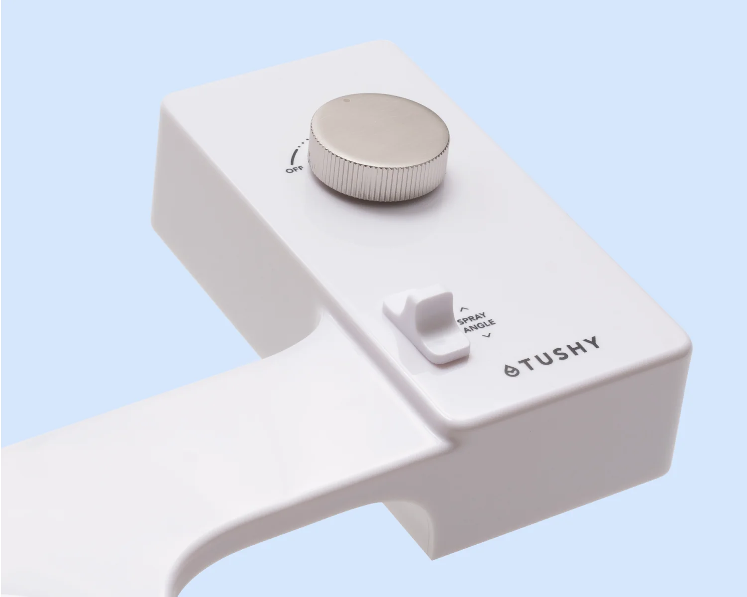 TUSHY Classic 3.0 Bidet Toilet Seat Attachment | Adjustable Water Pressure (Platinum Knob)