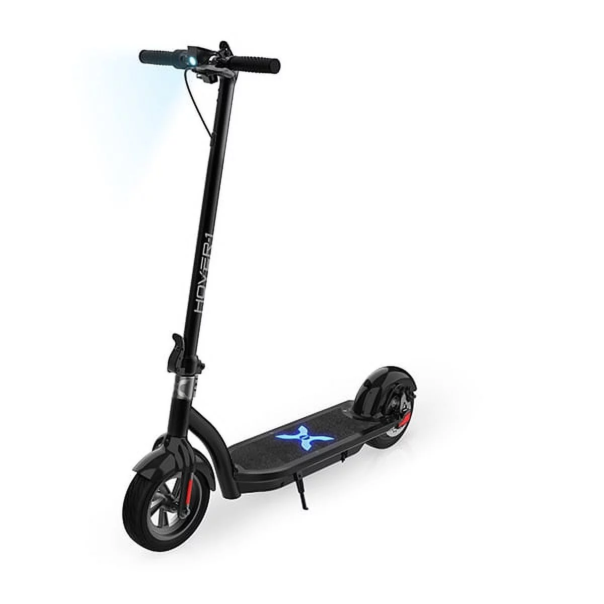 Hover-1 Black Alpha Pro Unisex Electric Scooter, 18 Mile Range, 264 Lbs. Max Weight, LED Lights, UL 2272 Certified