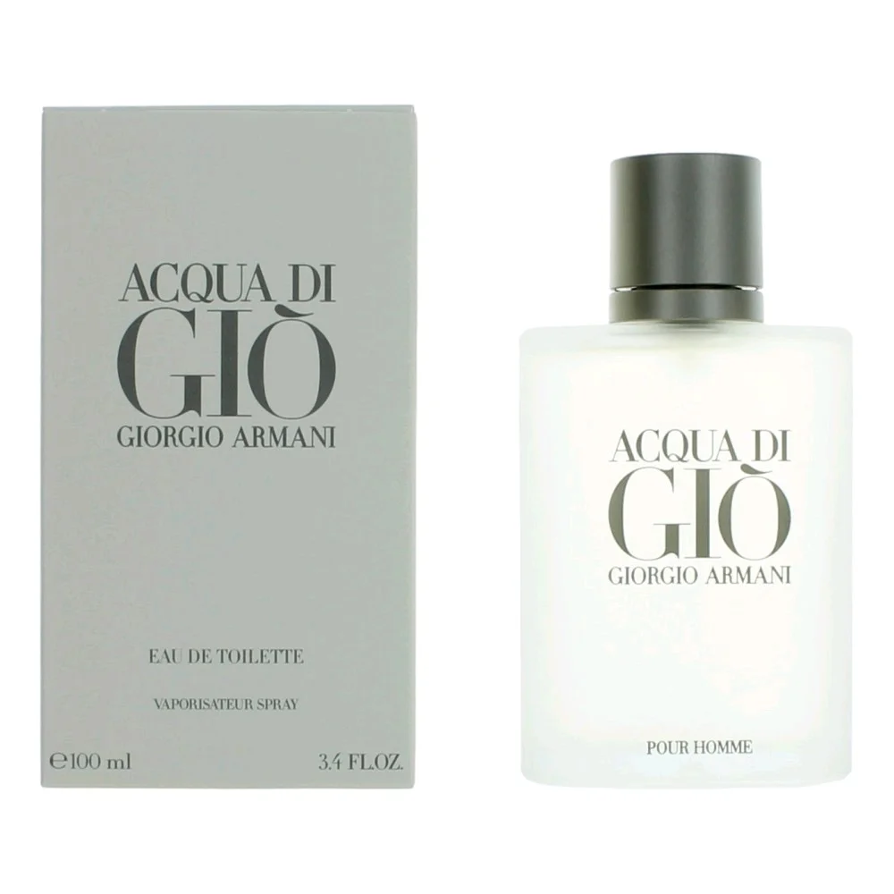 Giorgio Armani Acqua Di Gio Eau De Toilette, Cologne for Men, 3.4 oz