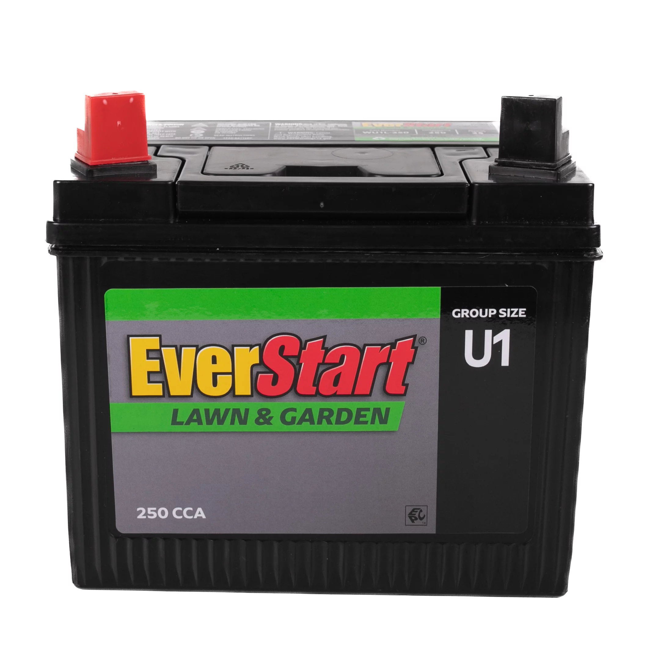 EverStart Lead Acid Lawn and Garden Battery, Group Size U1R 12 Volt, 250 CCA