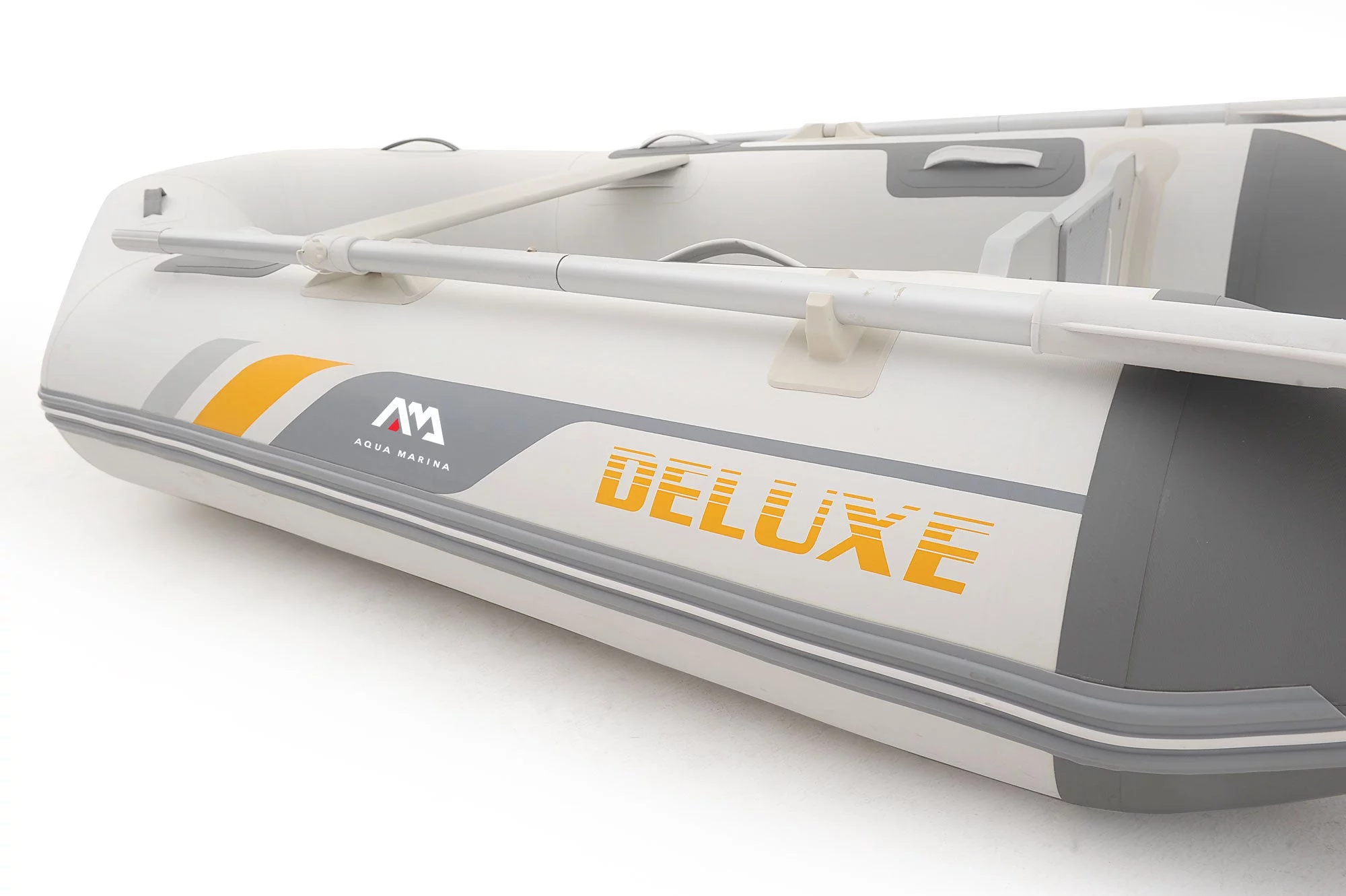 Aqua Marina Inflatable Speed Boat A-DELUXE 3M with Wooden Floor including Carry Bag, Hand Pump & Oar Set