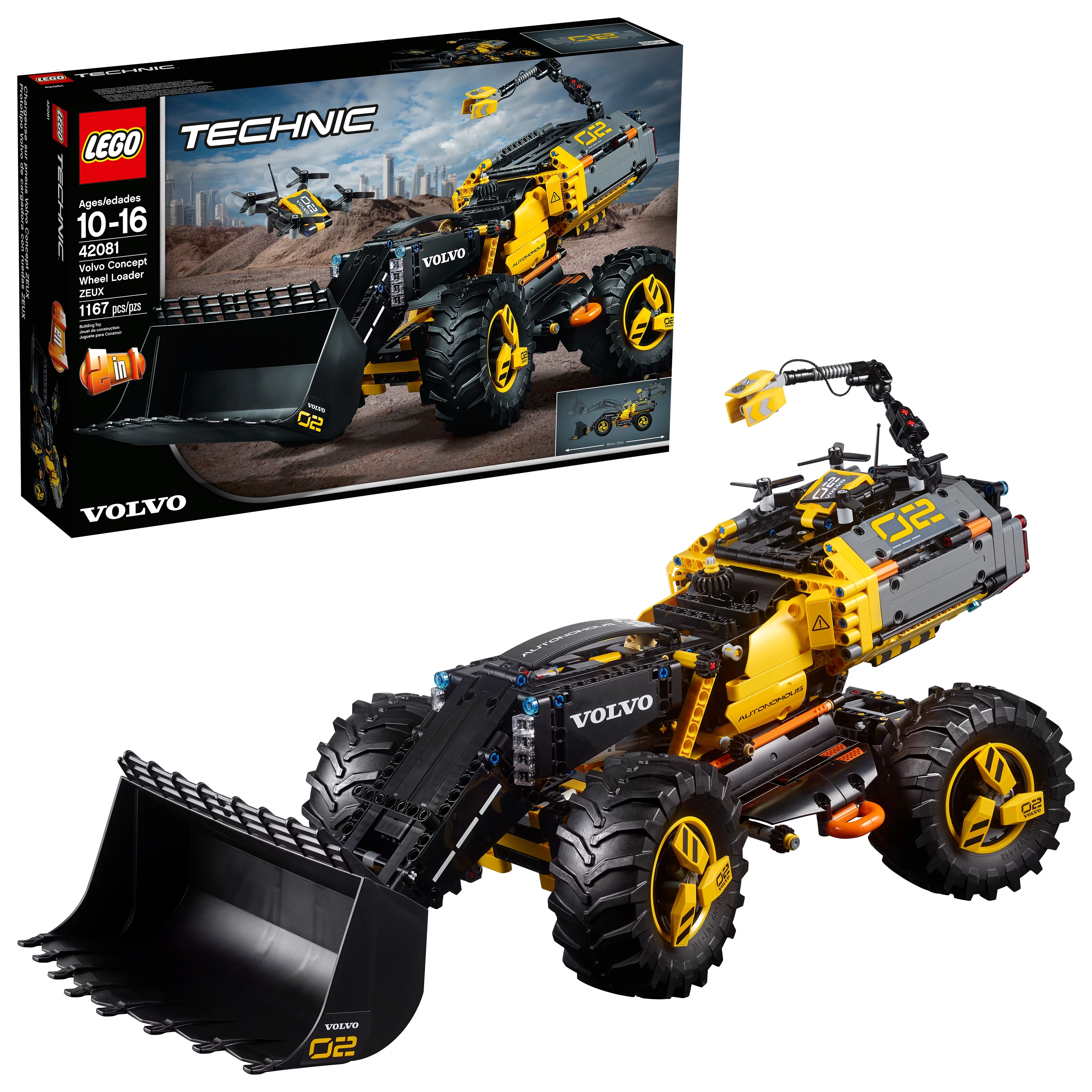 LEGO Technic Volvo Concept Wheel Loader ZEUX42081