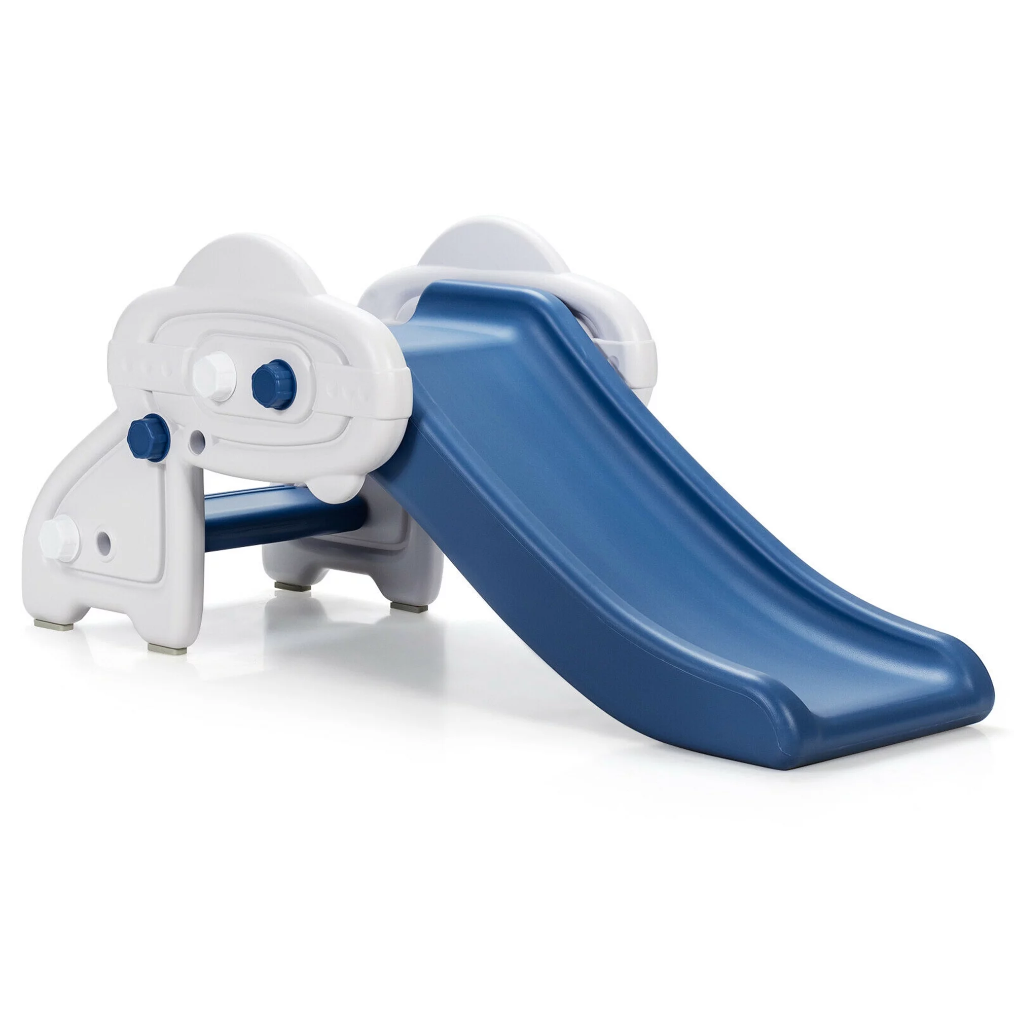 Gymax Baby Slide Indoor First Play Climber Slide Set for Boys Girls Blue