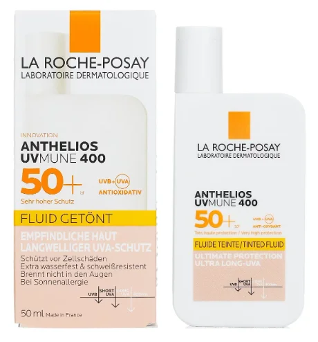 La Roche Posay Anthelios UVmune Fluid Sunscreen SPF50+ 50 ml – Tinted