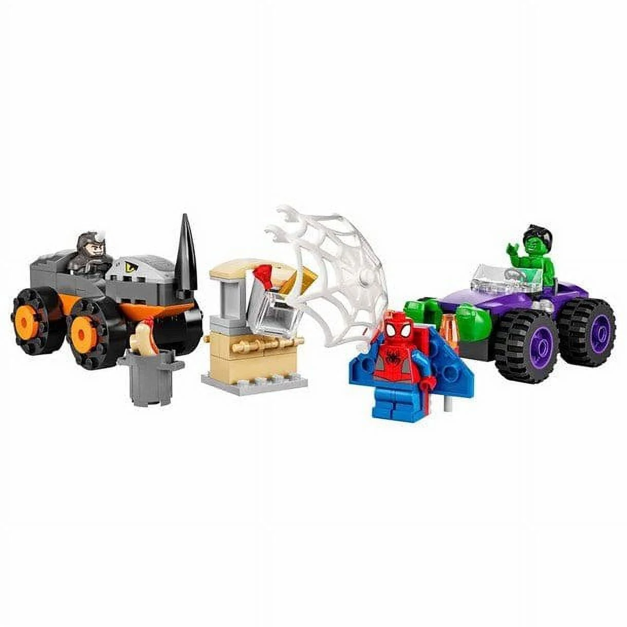 Lego Marvel Spidey and Friends Rhino vs Truck 10782